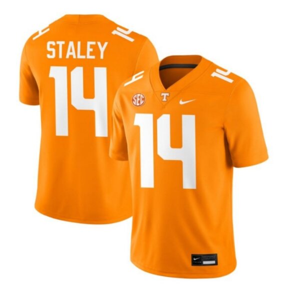 Mens/Youths Select Braylon Staley Orange Stitched Jersey Vapor